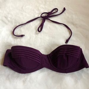 J.Crew Purple Bikini Top Only